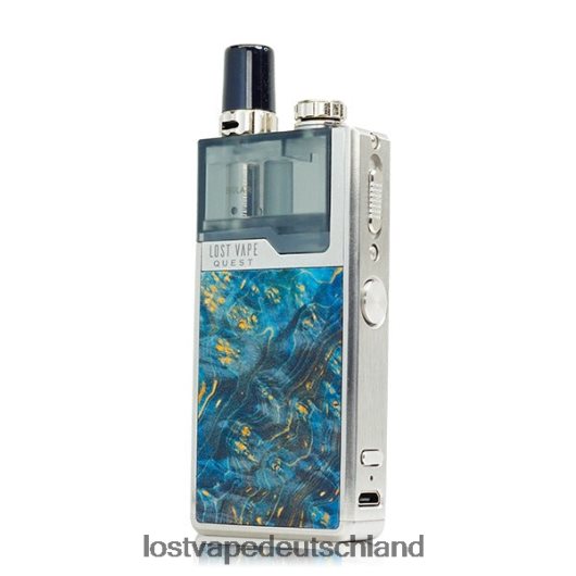 Lost Vape Quest Orion Q Pod-Gerät, komplettes Kit silber/blaues Stabholz LVN20L476 Lost Vape Kaufen Deutschland