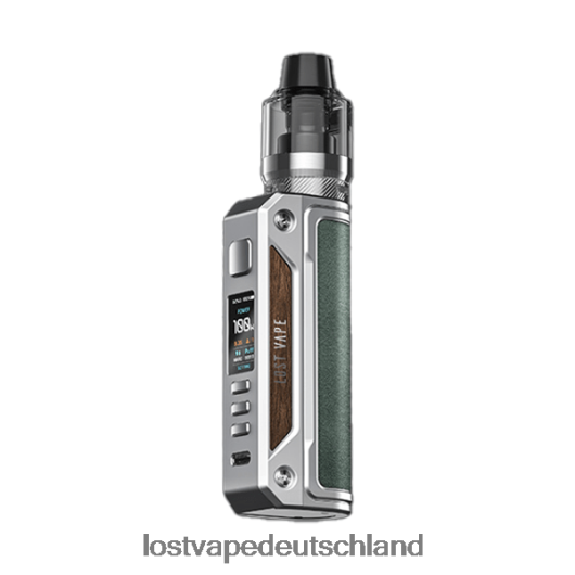 Lost Vape Thelema Solo-100-W-Kit Edelstahl/Mineralgrün LVN20L13 Lost Vape Flavors