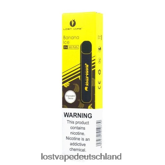 Lost Vape Mana Stick Einweg | 300 Züge | 1,2 ml Bananeneis 5 % LVN20L404 Lost Vape Wholesale