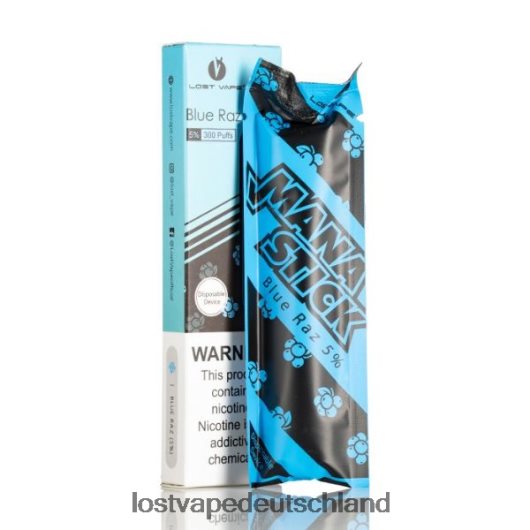 Lost Vape Mana Stick Einweg | 300 Züge | 1,2 ml Blue Raz 5% LVN20L519 Lost Vape Near Me
