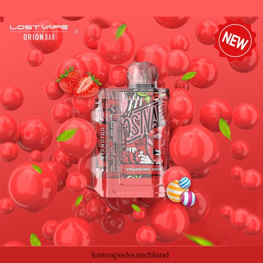Lost Vape Orion Bar Einweg | 7500 Züge | 18ml | 50 mg Erdbeerkauen LVN20L91 Lost Vape Deutschland