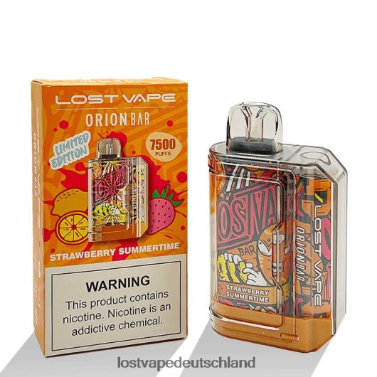 Lost Vape Orion Bar Einweg | 7500 Züge | 18ml | 50 mg Erdbeersommer LVN20L98 Lost Vape Customer Service
