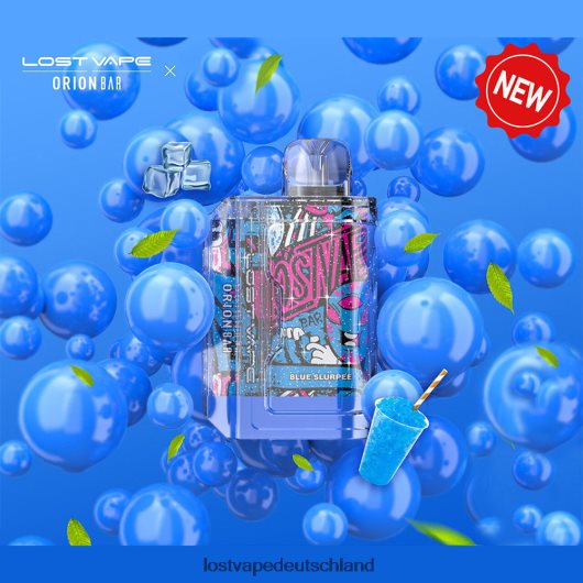 Lost Vape Orion Bar Einweg | 7500 Züge | 18ml | 50 mg blauer Slurpee LVN20L88 Lost Vape Customer Service