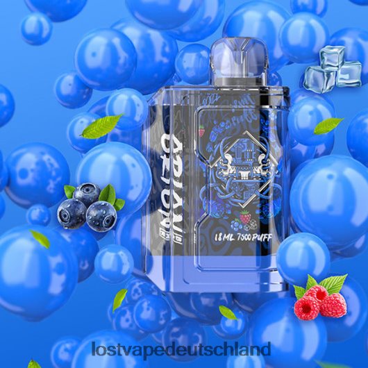 Lost Vape Orion Bar Einweg | 7500 Züge | 18ml | 50 mg blaues Razz-Eis LVN20L82 Lost Vape Berlin