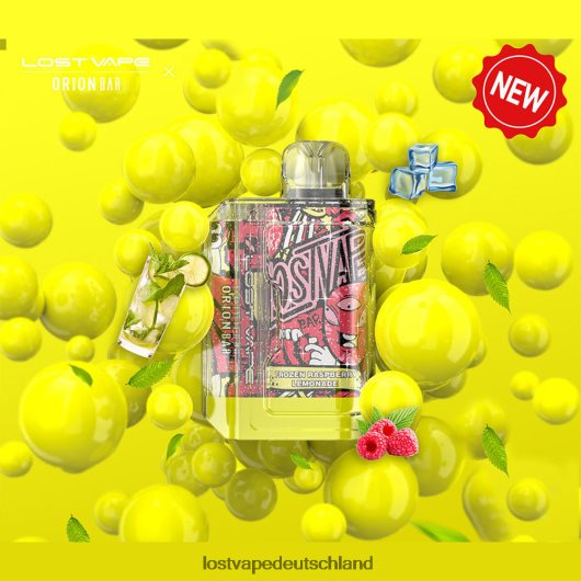 Lost Vape Orion Bar Einweg | 7500 Züge | 18ml | 50 mg gefrorene Himbeerlimonade LVN20L92 Lost Vape Berlin
