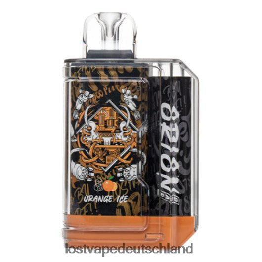 Lost Vape Orion Bar Einweg | 7500 Züge | 18ml | 50 mg orangefarbenes Eis LVN20L58 Lost Vape Customer Service
