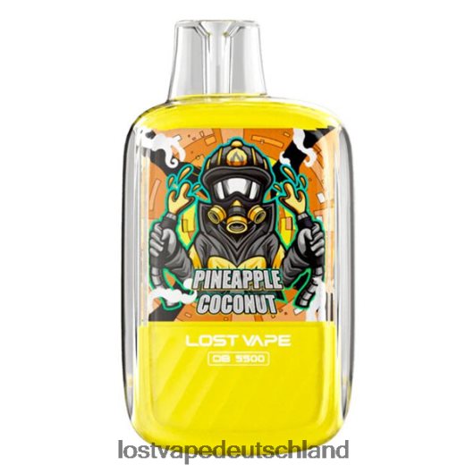 Lost Vape Orion ob5500 5500 Züge 14 ml 50 mg Einwegartikel Ananas-Kokosnuss LVN20L104 Lost Vape Wholesale