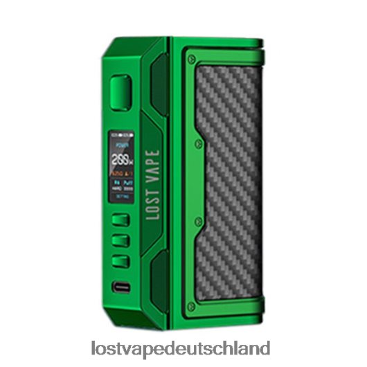 Lost Vape Thelema Quest 200w Mod Grün/Kohlefaser LVN20L184 Lost Vape Wholesale