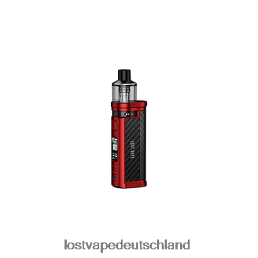Lost Vape Centaurus q80 Pod-Mod mattrote Kohlefaser LVN20L320 Lost Vape Pods Near Me