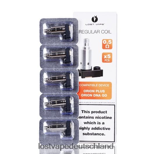 Lost Vape Orion plus DNA-Ersatzspulen (5er-Pack) 0,5 Ohm LVN20L326 Lost Vape Kaufen Deutschland