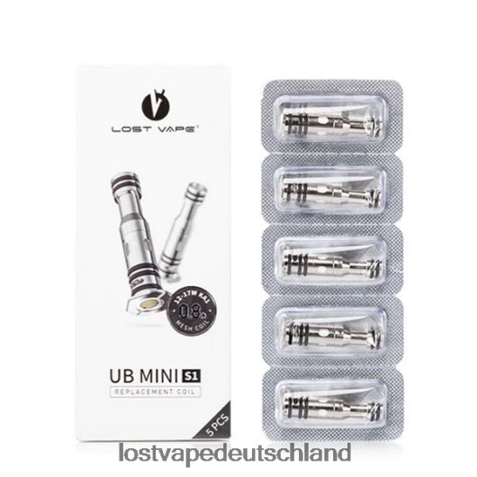 Lost Vape UB Mini-Ersatzspulen (5er-Pack) 0,8 Ohm LVN20L8 Lost Vape Customer Service